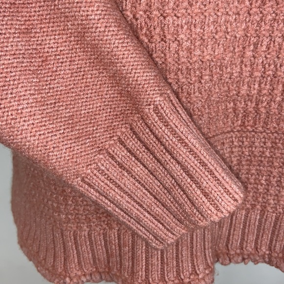 Madewell Stitchmix Pullover Crop Sweater Size M - Picture 5 of 7